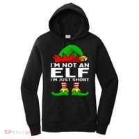 I'm Not An Elf Im Just Short Funny Christmas Matching Family Women's Hoodie thumb 0