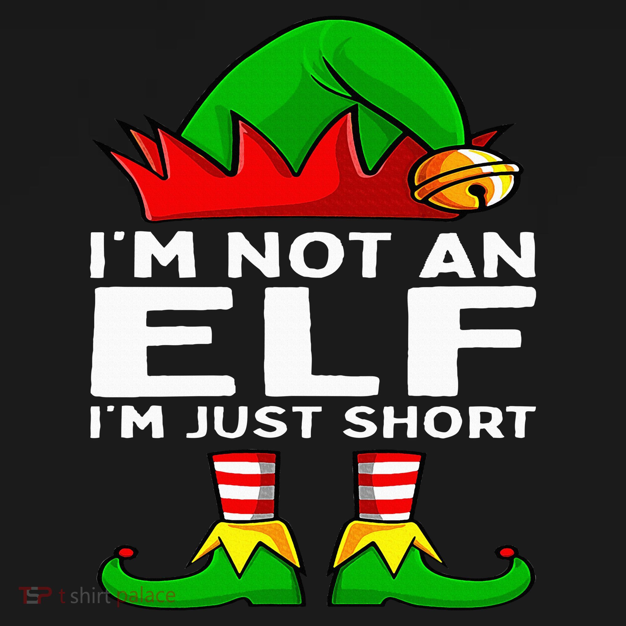 I'm Not An Elf Im Just Short Funny Christmas Matching Family Mousepad