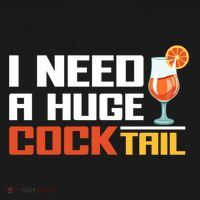 I Need A Huge Cocktail Fun Adult Humour ’S Embarrassing Cool Gift Women's Hoodie thumb 2