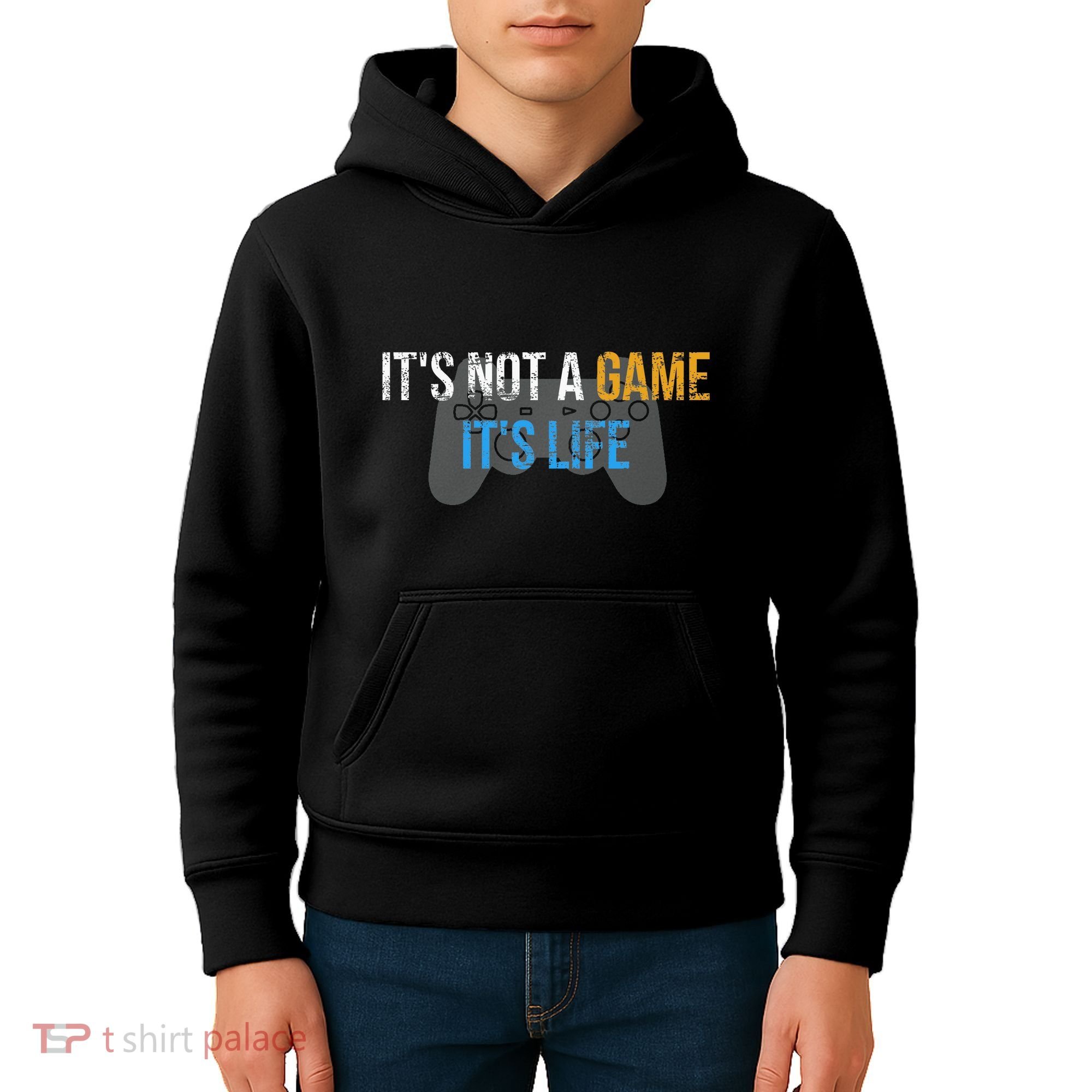 ItS Not A Game ItS Life Kids Hoodie