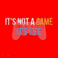 ItS Not A Game ItS Life Santa Hat thumb 1