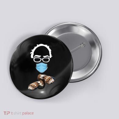 Inauguration Bernie Sanders Mittens Button