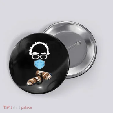 Inauguration Bernie Sanders Mittens Button