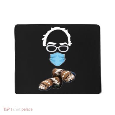 Inauguration Bernie Sanders Mittens Mousepad