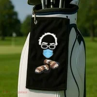 Inauguration Bernie Sanders Mittens Golf Towel thumb 2