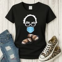 Inauguration Bernie Sanders Mittens Women's T-Shirt thumb 3