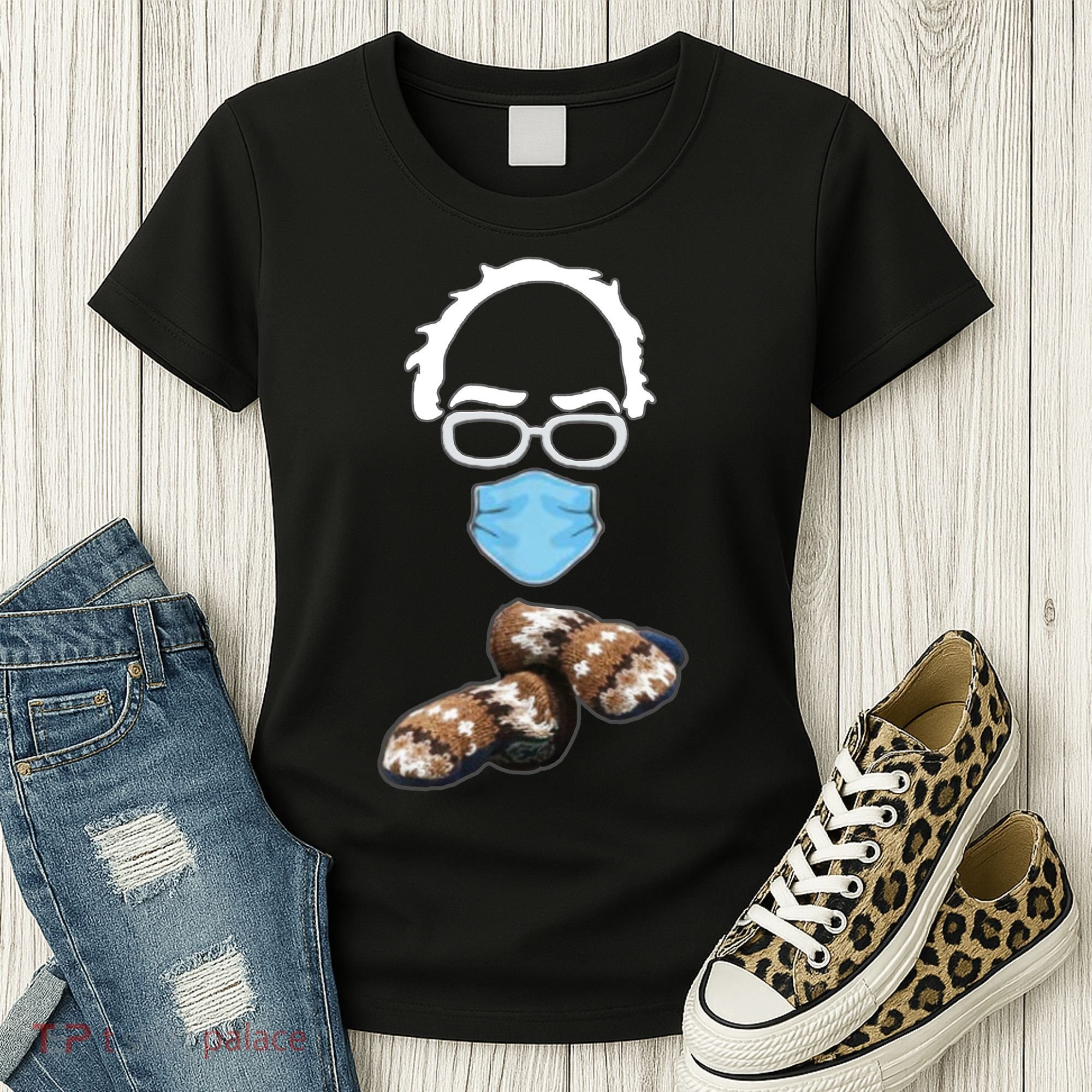 Inauguration Bernie Sanders Mittens Women's T-Shirt