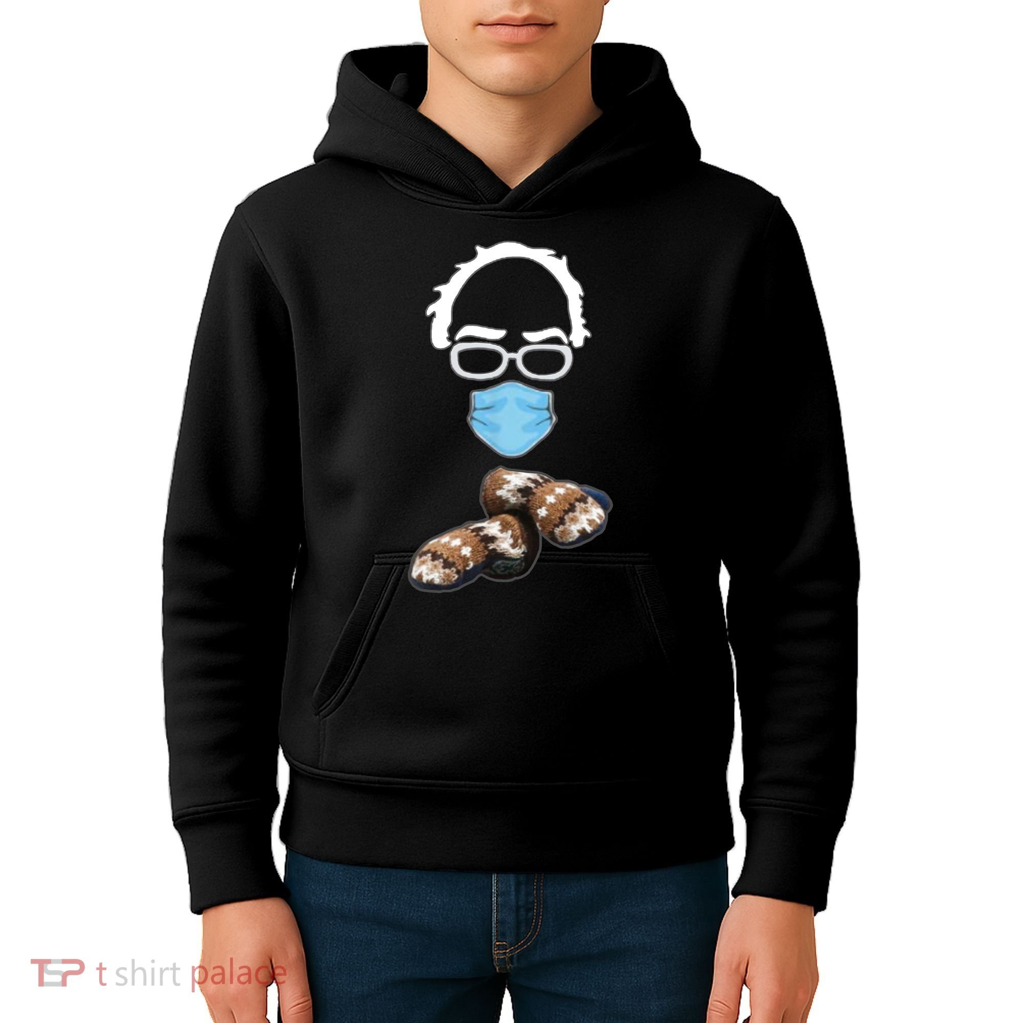 Inauguration Bernie Sanders Mittens Kids Hoodie