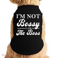 Im Not Bossy I Am The Boss Meaningful Gift Doggie Tank thumb 0