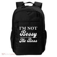 Im Not Bossy I Am The Boss Meaningful Gift Backpack thumb 0