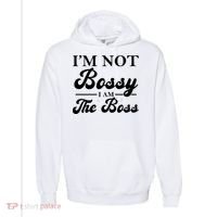 Im Not Bossy I Am The Boss Meaningful Gift Comfort Colors Garment-Dyed Hooded Sweatshirt thumb 0