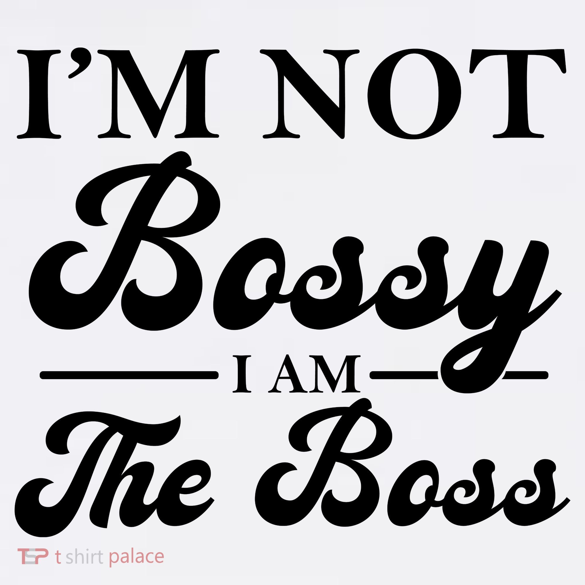 Im Not Bossy I Am The Boss Meaningful Gift Comfort Colors Garment-Dyed Hooded Sweatshirt