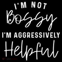 I'm Not Bossy I'm Aggressively Helpful Women's Hoodie thumb 2