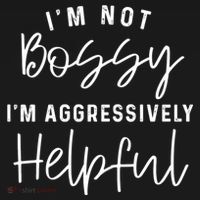 I'm Not Bossy I'm Aggressively Helpful Kids Long Sleeve Shirt thumb 2