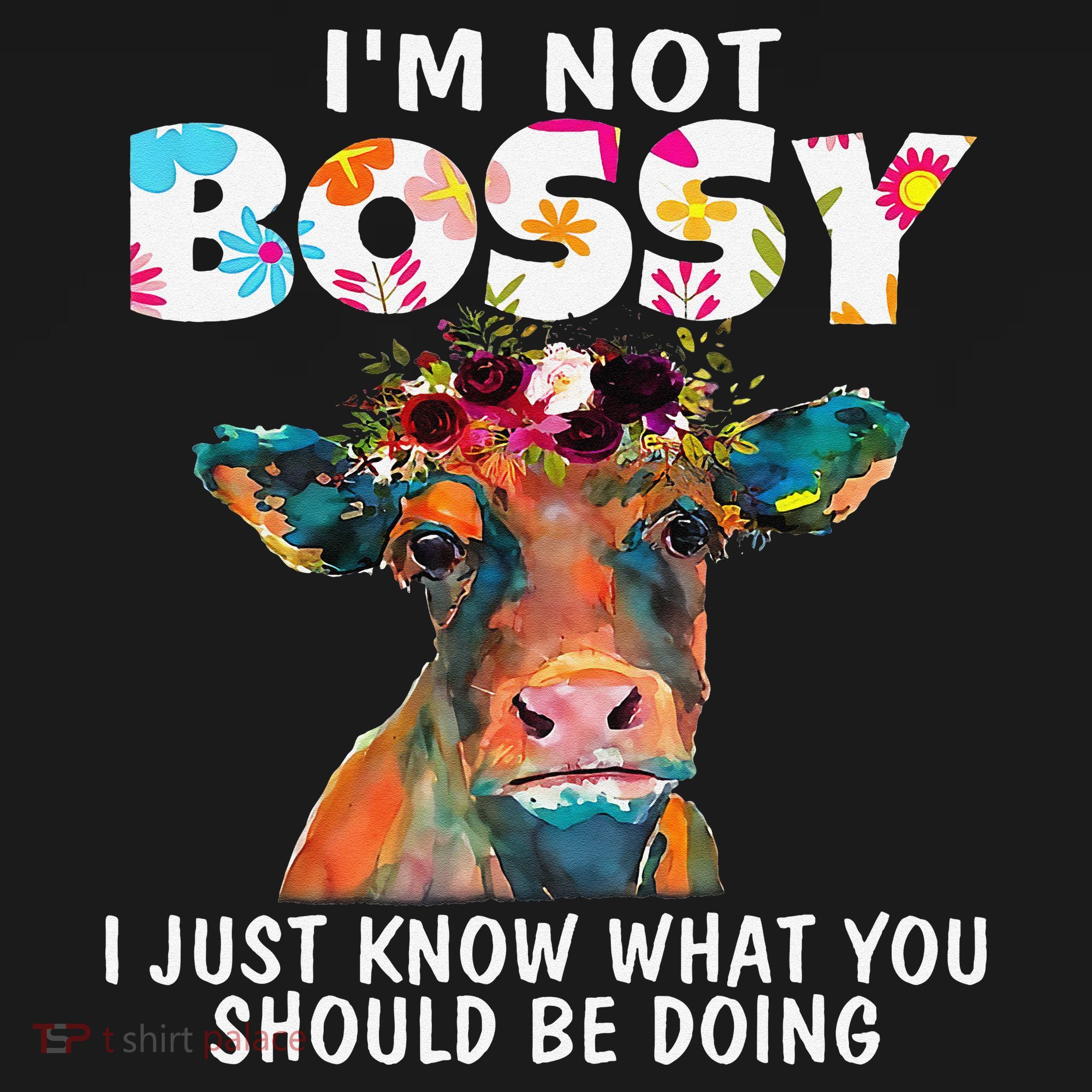 I'm Not Bossy I Just Know What You Should Be Doing Cow Lover Women's Hoodie