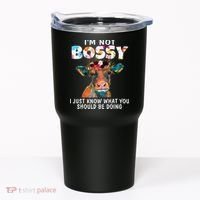 I'm Not Bossy I Just Know What You Should Be Doing Cow Lover Tumbler thumb 0