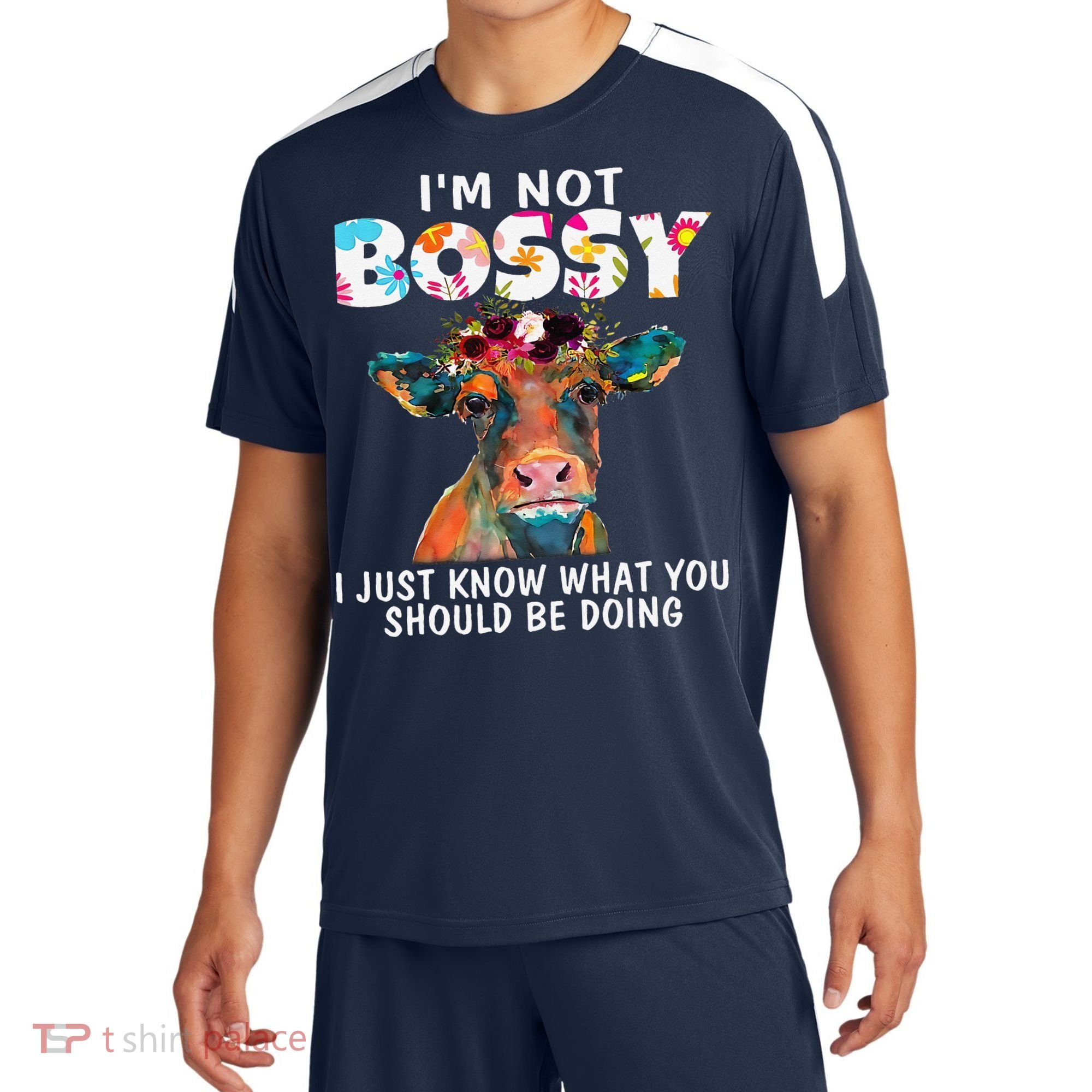 I'm Not Bossy I Just Know What You Should Be Doing Cow Lover Sport-Tek Competitor United Soccer Jersey