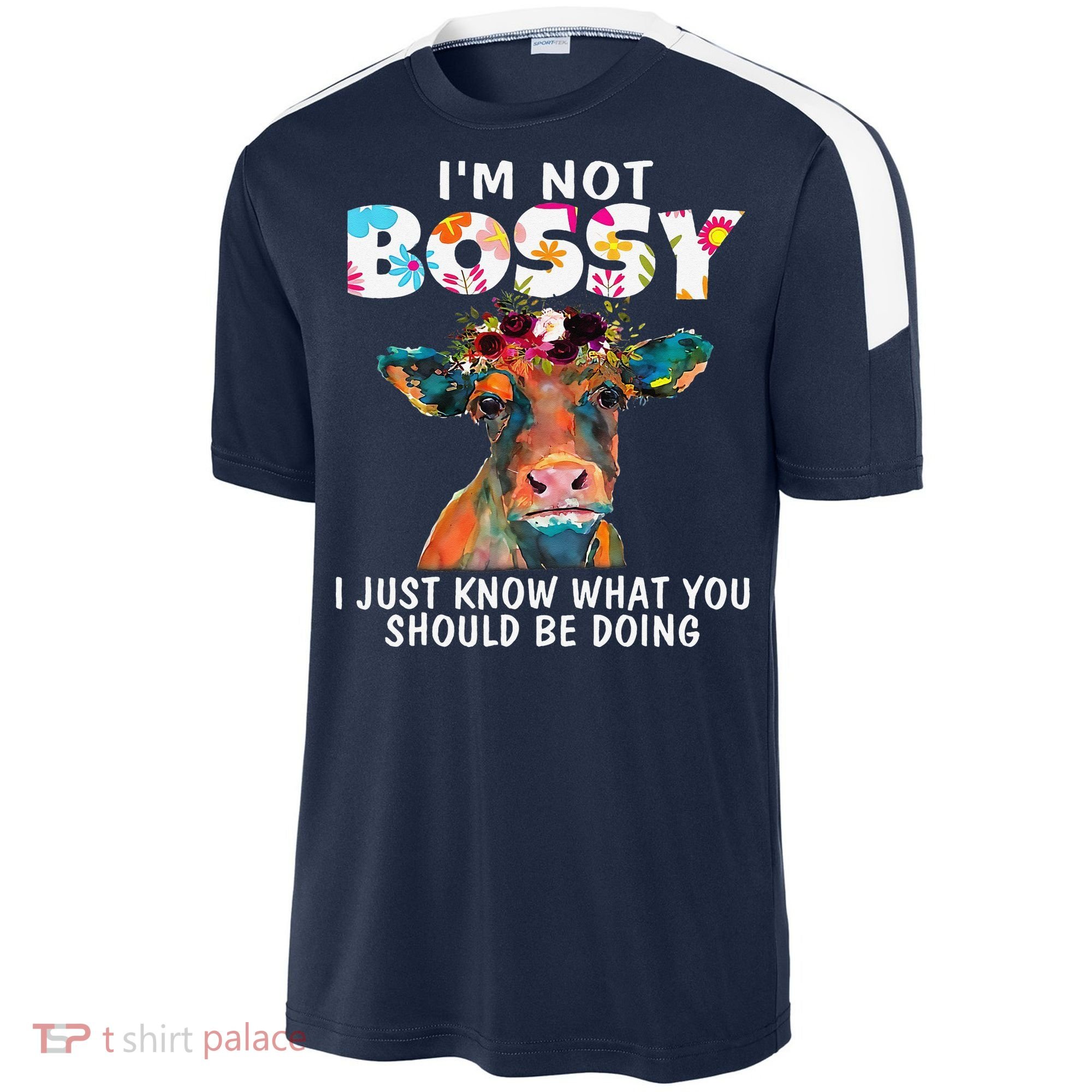 I'm Not Bossy I Just Know What You Should Be Doing Cow Lover Sport-Tek Competitor United Soccer Jersey