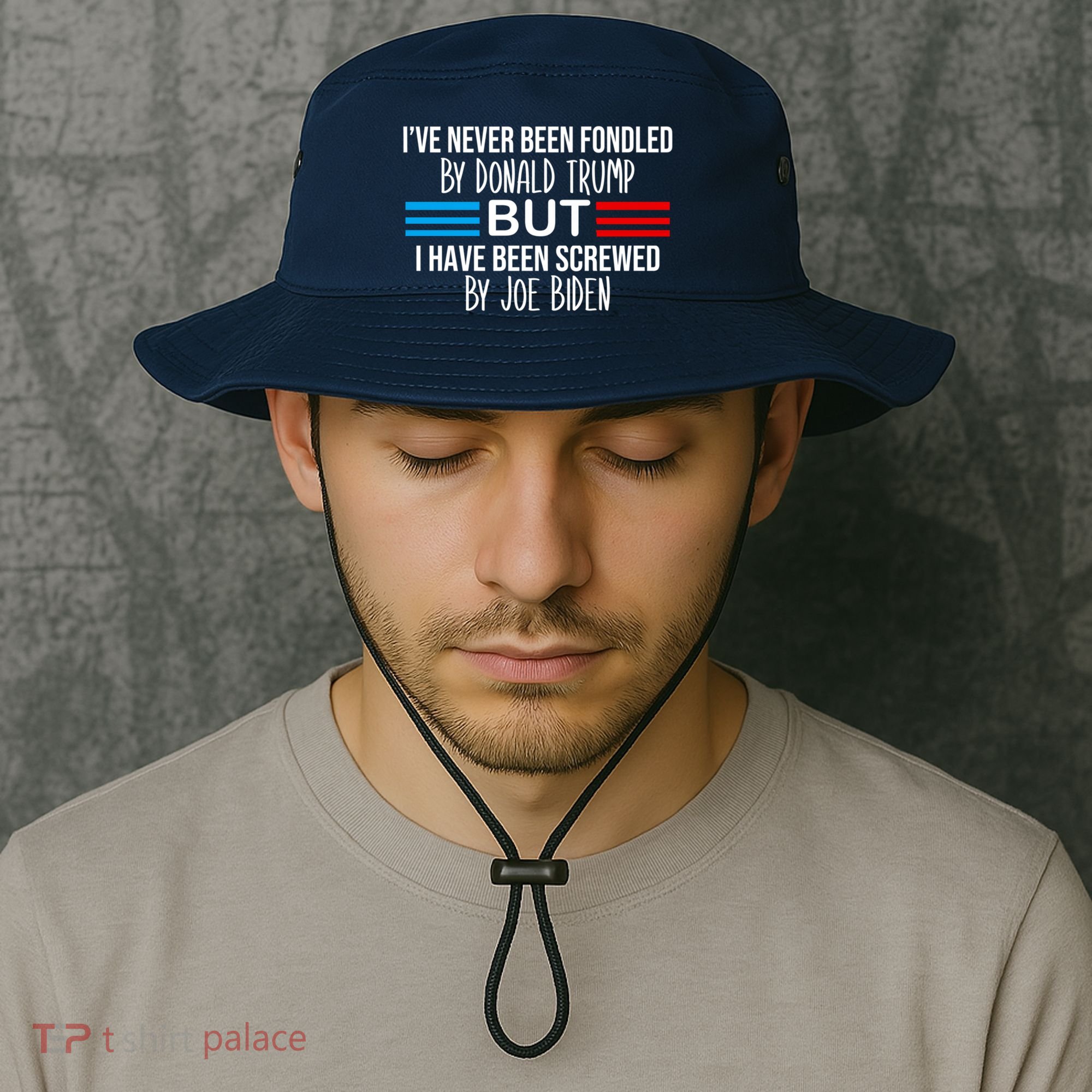 I’ve Never Been Fondled By Donald Trump But Screwed By Biden Bucket Hat
