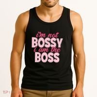 Im Not Bossy Im The Boss Quote Tank Top thumb 3