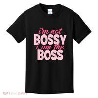 Im Not Bossy Im The Boss Quote Kids T-Shirt thumb 0