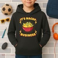 It's Nacho Business Funny Gift Kids Hoodie thumb 2
