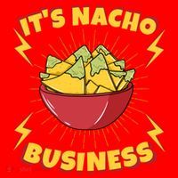 It's Nacho Business Funny Gift Santa Hat thumb 1