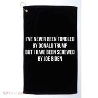 I’ve Never Been Fondled By Donald Trump But Golf Towel thumb 0