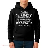 I'm Not Clumsy Funny Sayings Sarcastic Women Kids Hoodie thumb 4