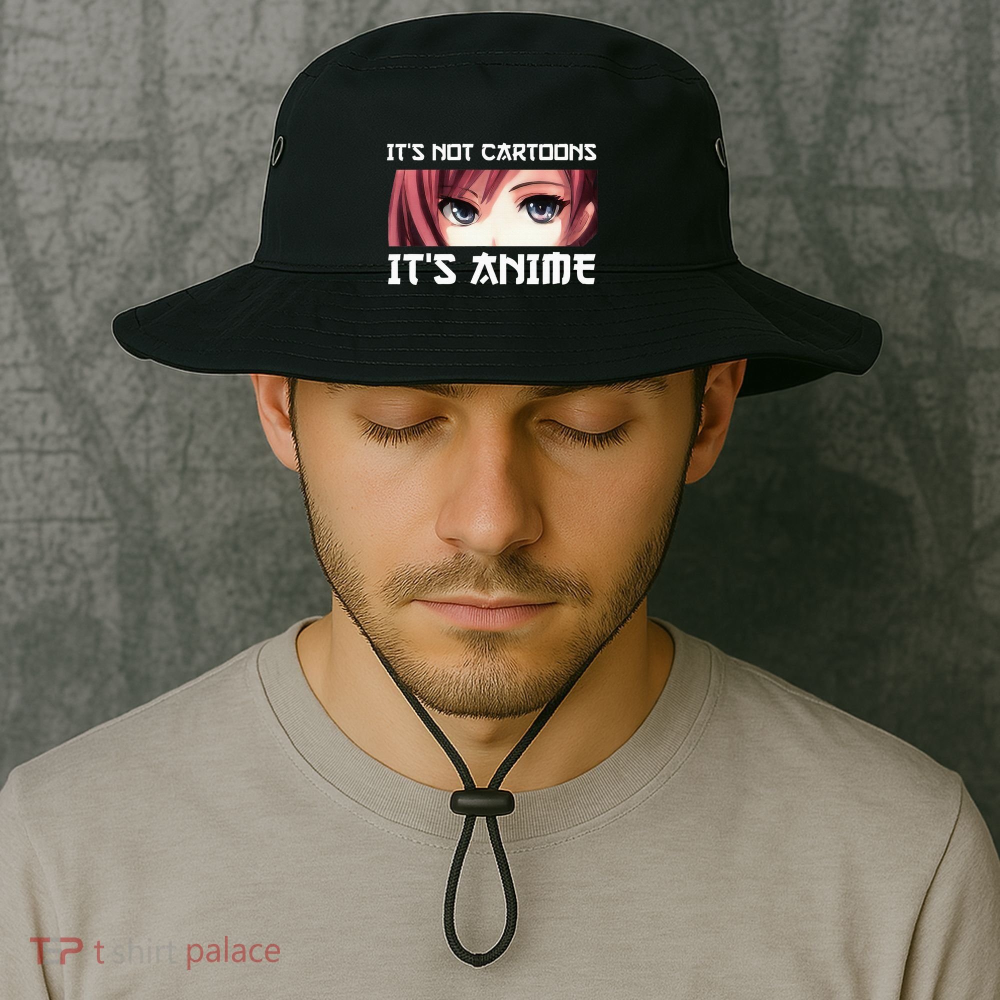 ItS Not Cartoons ItS Anime Bucket Hat