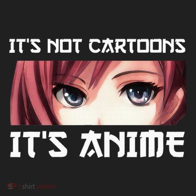 ItS Not Cartoons ItS Anime Urban Oversized Heavyweight T-Shirt