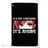 ItS Not Cartoons ItS Anime Golf Towel thumb 0