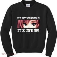 ItS Not Cartoons ItS Anime Kids Sweatshirt thumb 0