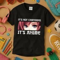 ItS Not Cartoons ItS Anime Kids T-Shirt thumb 3