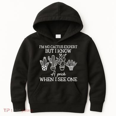 IM No Cactus Expert But I Know A Prick When I See One Kids Hoodie