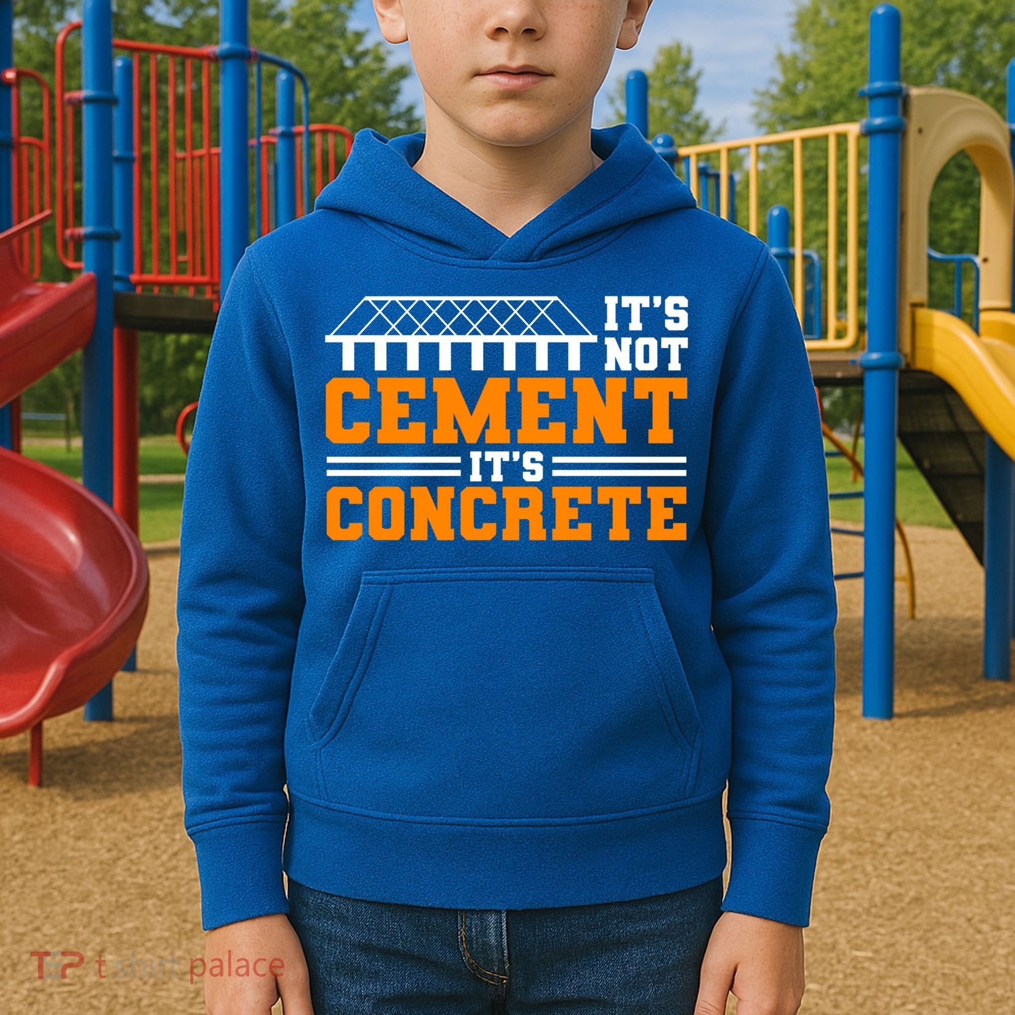 Its Not Cet Its Concrete Civil Engineer Dad Meaningful Gift Kids Hoodie