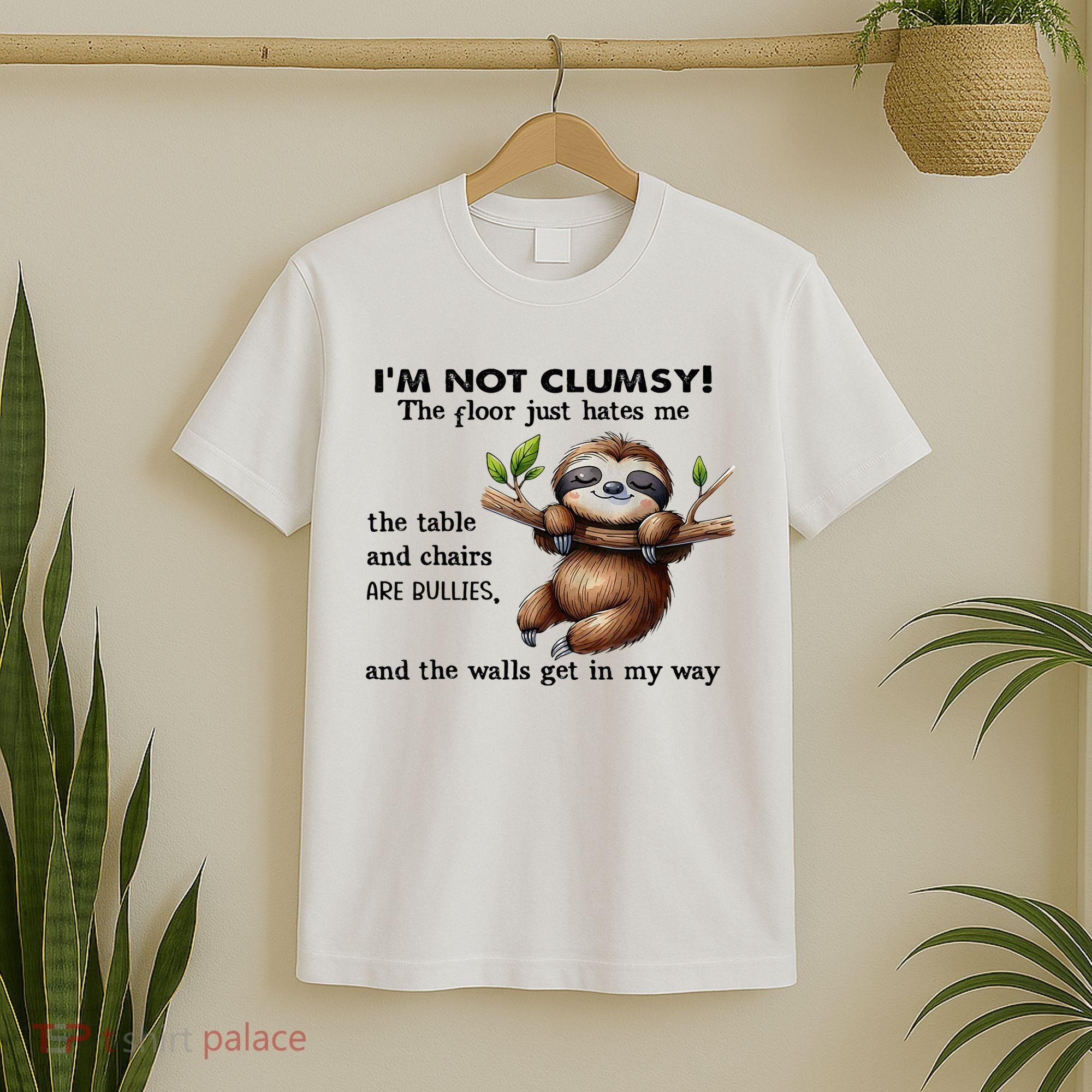 IM Not Clumsy The Floor Just Hates Me The Table And Chairs T-Shirt