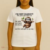 IM Not Clumsy The Floor Just Hates Me The Table And Chairs T-Shirt thumb 4