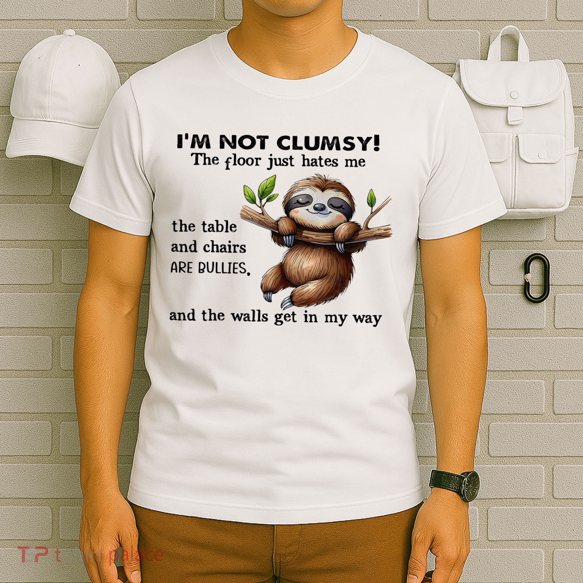 IM Not Clumsy The Floor Just Hates Me The Table And Chairs T-Shirt