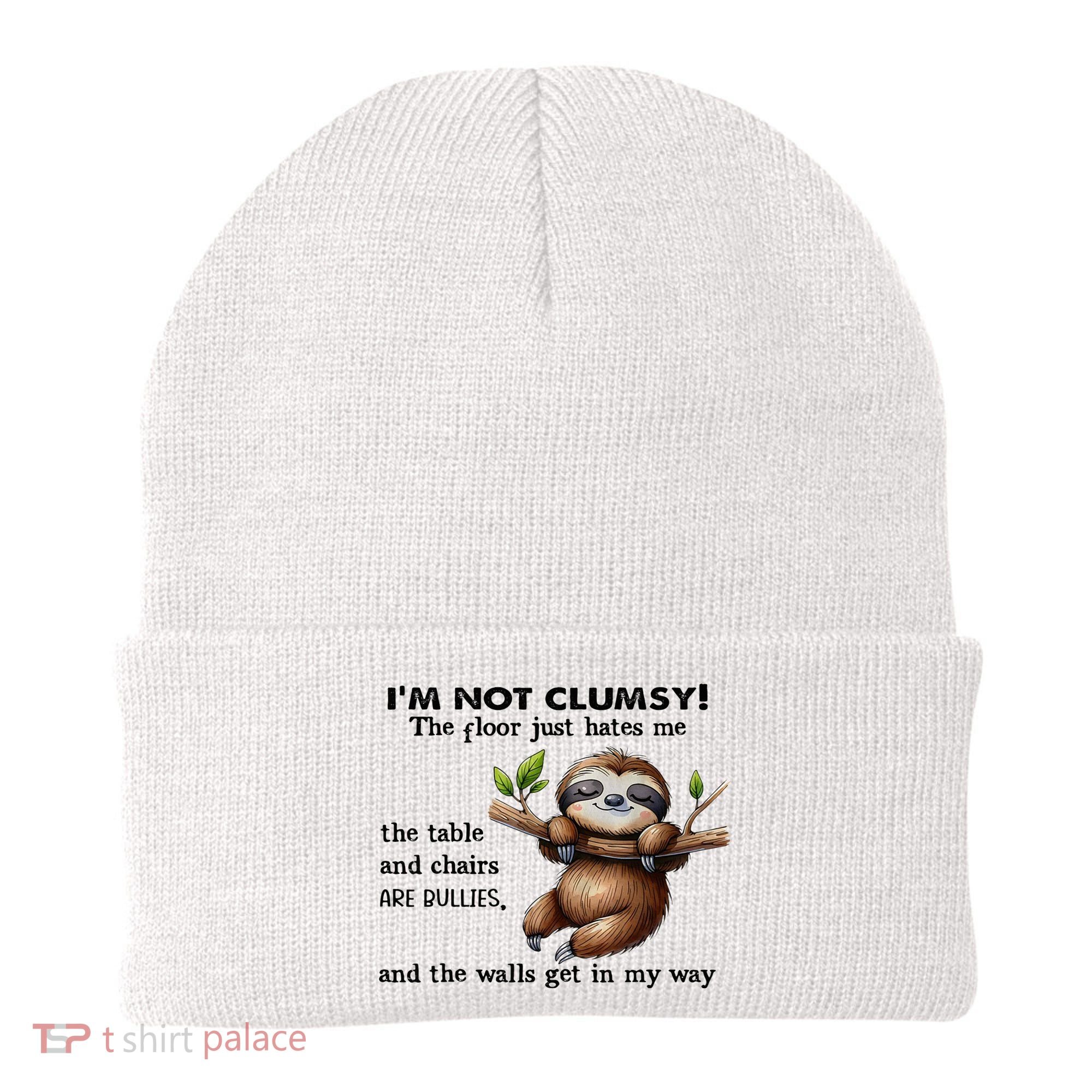 IM Not Clumsy The Floor Just Hates Me The Table And Chairs Beanie
