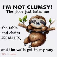 IM Not Clumsy The Floor Just Hates Me The Table And Chairs Beanie thumb 2