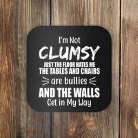 I'm Not Clumsy Funny Gift Coaster thumb 0