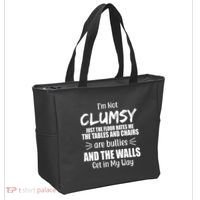 I'm Not Clumsy Funny Gift Tote Bag thumb 2