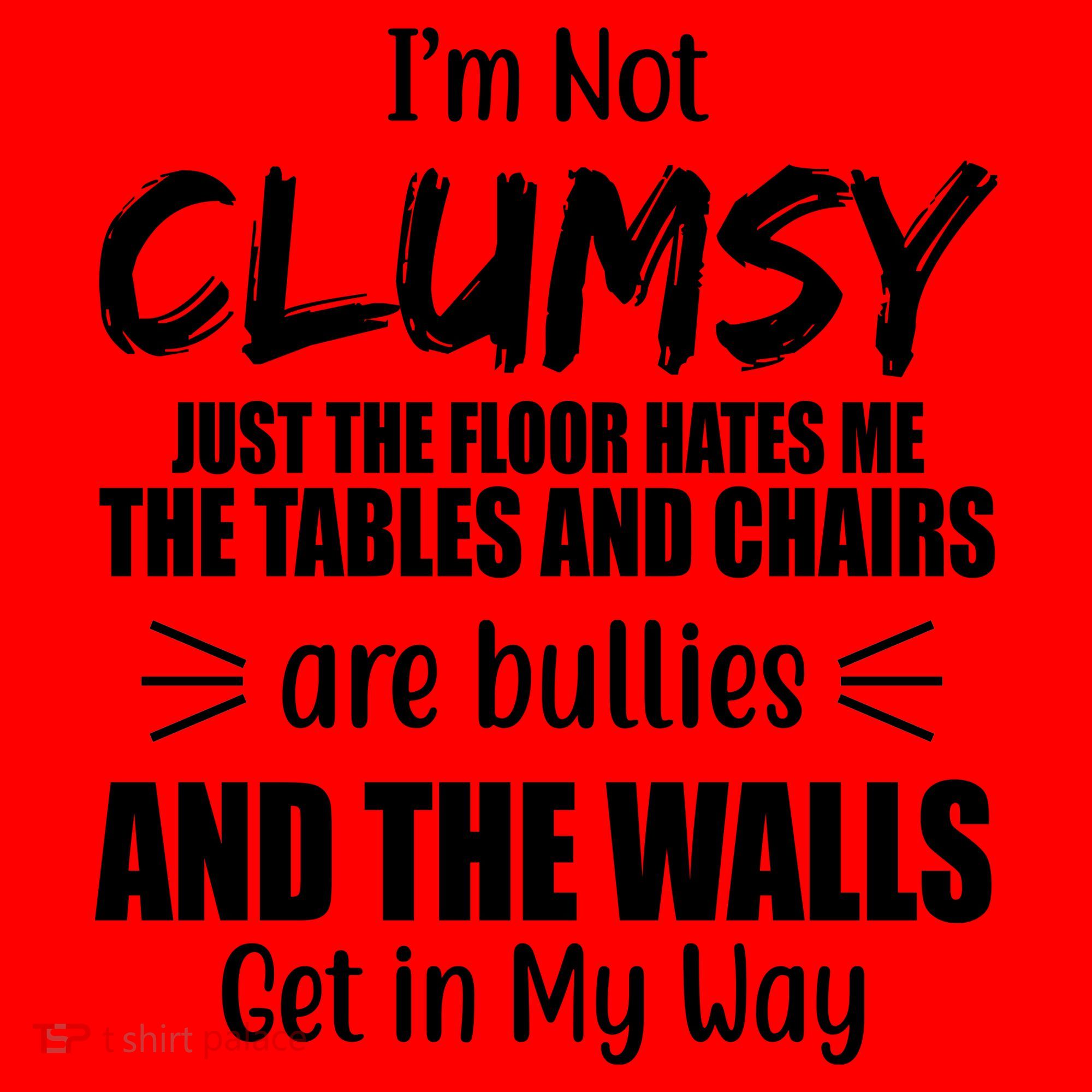 I'm Not Clumsy Funny Gift Santa Hat