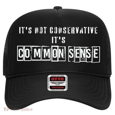 Its Not Conservative Its Common Sense Hat