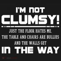 Im Not Clumsy Just The Floor Hates Me Humor Women's Tank Top thumb 5