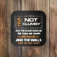 Im Not Clumsy Funny Sayings Sarcastic Coaster thumb 0