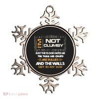 Im Not Clumsy Funny Sayings Sarcastic Ornament thumb 0