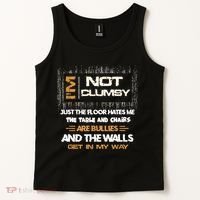 Im Not Clumsy Funny Sayings Sarcastic Tank Top thumb 2
