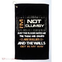 Im Not Clumsy Funny Sayings Sarcastic Golf Towel thumb 0